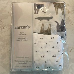 Carter’s fitted crib sheets